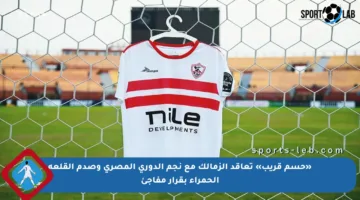 «حسم قريب» تعاقد الزمالك مع نجم الدوري المصري وصدم القلعة الحمراء بقرار مفاجئ
